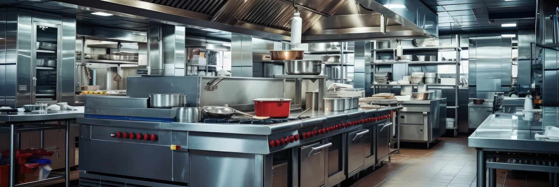Modern Commercial Kitchen Stainless Steel Equipment